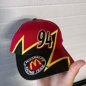 Vintage McDonald's Nascar 1999 Racing Team Sharktooth Hat Bill Elliot BRAND NEW